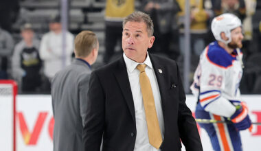Vegas Golden Knights coach Bruce Cassidy 2025...