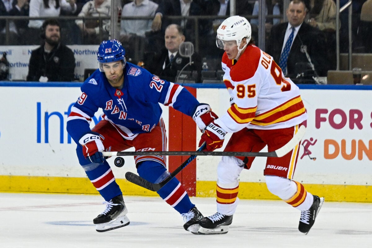 Victor Olofsson Calgary Flames Matthew Robertson New York Rangers