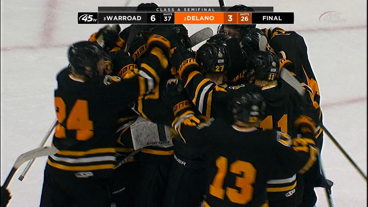 Boys State Hockey: Warroad rallies to beat Delano to advance to Class A championship game