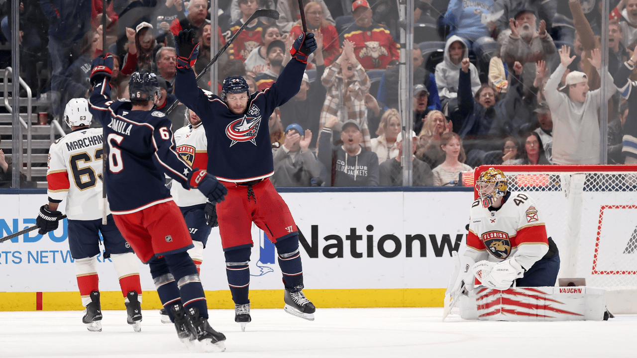 Olivier scores twice, Blue Jackets hold off Panthers for 3rd win in row
