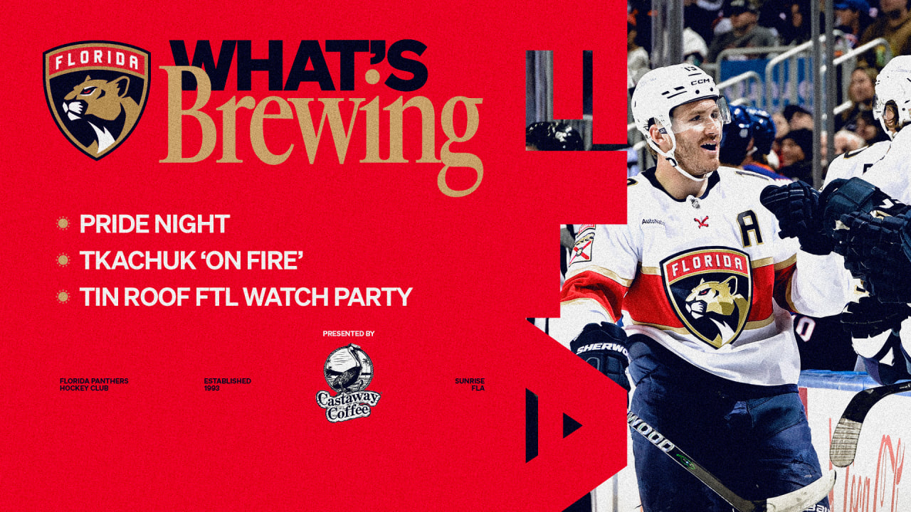 What’s Brewing: Pride Night; Tkachuk ‘on fire’