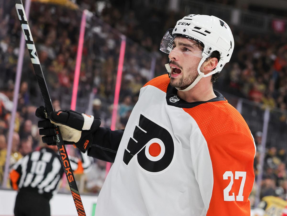 Cates Plays Hero for Flyers After Late Tying Goal