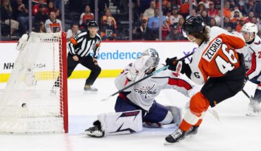 Zegras, Ersson Help Flyers Down Capitals