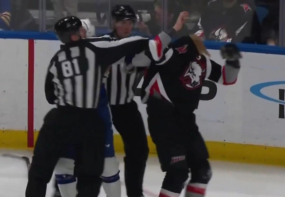 Buffalo Sabres Game Currently Going Insane With Fights