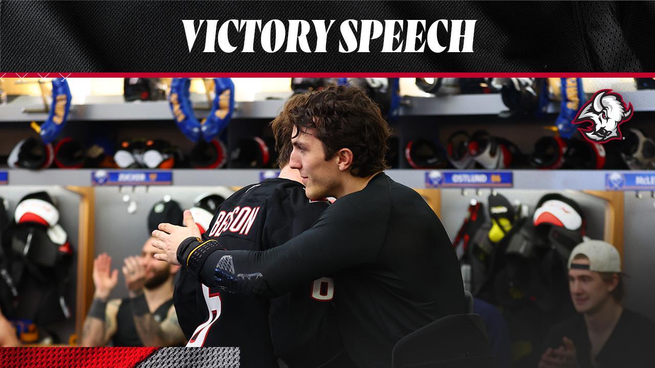 Victory Speech | Buffalo Sabres