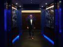Toronto Maple Leafs general manager Brad Treliving walks from the team's locker room at the Scotiabank Arena in Toronto on Thursday, June 1, 2023.