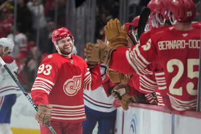 Alex DeBrincat scores match-winning goal as Detroit Red Wings beat Montreal Canadiens in NHL game