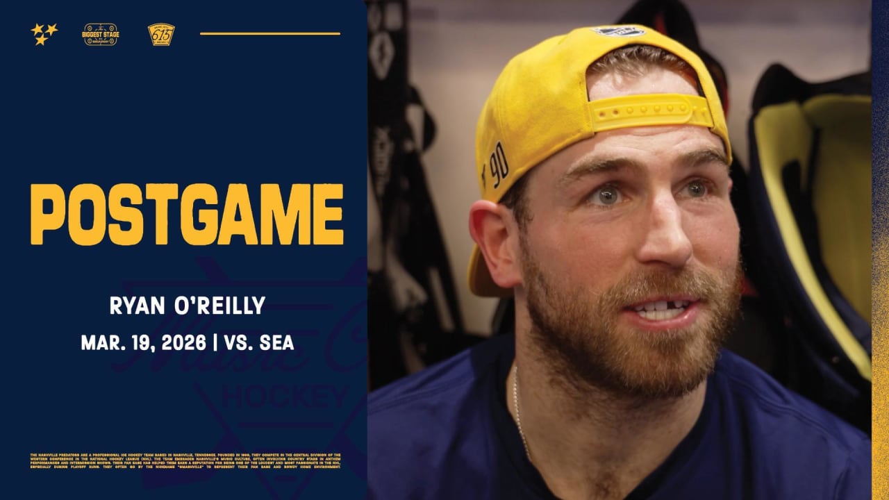 Postgame: Ryan O’Reilly | Nashville Predators