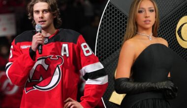 Jack Hughes, pop star Tate McRae 'exclusively' dating