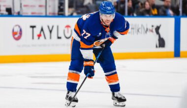 Tony DeAngelo exits with injury as Islanders' defense takes another hit
