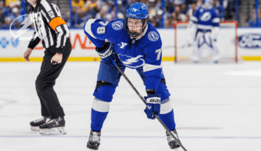 Mask on, mask off: Lilleberg stays crucial while sporting full cage after facial fracture