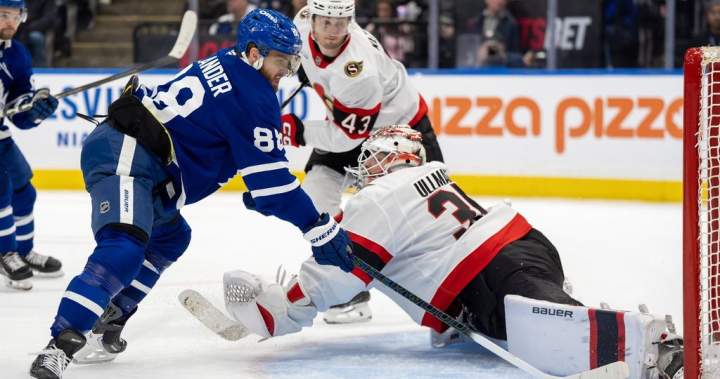 Leafs ’embarrassed’ by 5-2 loss to Senators
