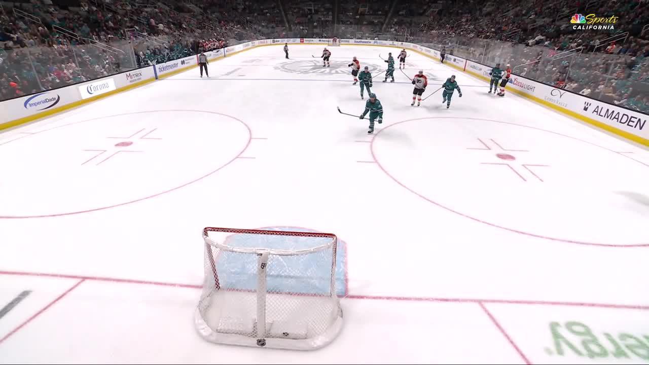 Flyers beat the Sharks 4-1 to complete a three-game West Coast sweep