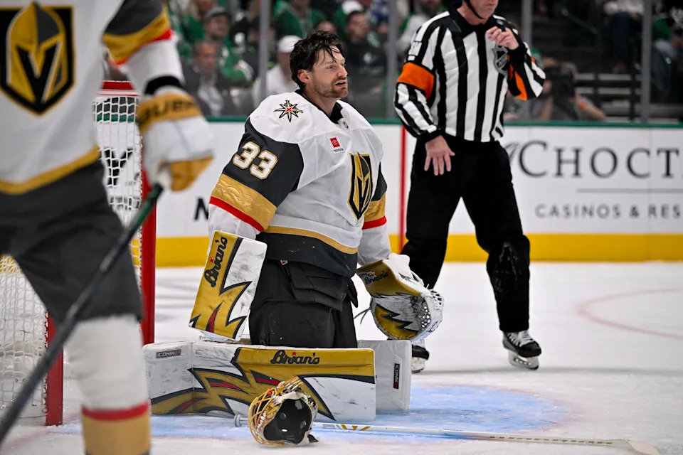 Adin Hill has never looked worse. Credit: Jerome Miron