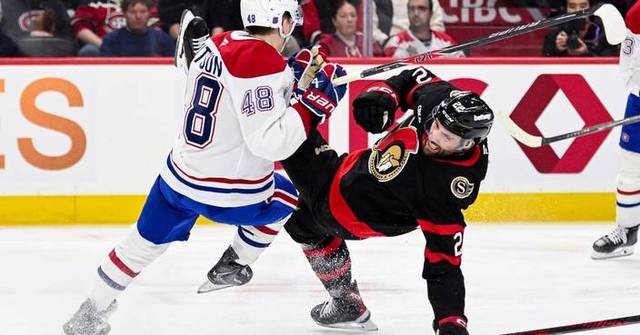 Demidov breaks 3rd-period tie in the Canadiens' 3-2 victory over the Senators