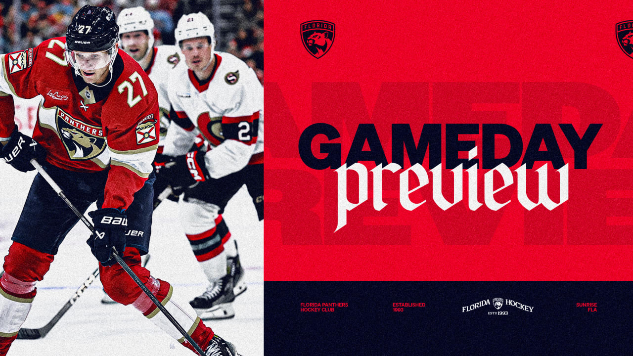 PREVIEW: Panthers try to play spoiler against playoff-hopeful Senators