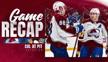 Necas' Two-Goal Game and Wedgewood's Stellar Night in Net Propel Avalanche Past Penguins 6-2
