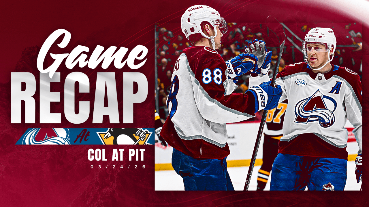 Necas' Two-Goal Game and Wedgewood's Stellar Night in Net Propel Avalanche Past Penguins 6-2