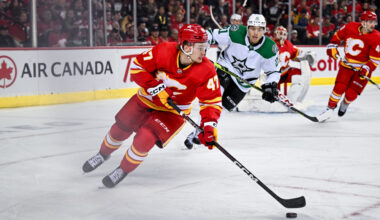 Is Connor Zary's future with the Calgary Flames in question