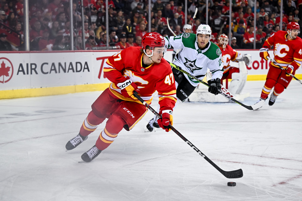 Is Connor Zary's future with the Calgary Flames in question