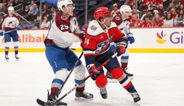 Caps Falter in Third in 3-2 Loss to Avs