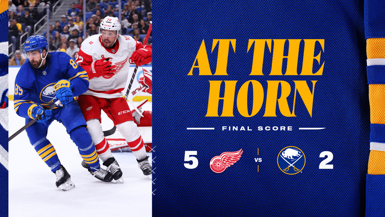 At the Horn | Red Wings 5 - Sabres 2