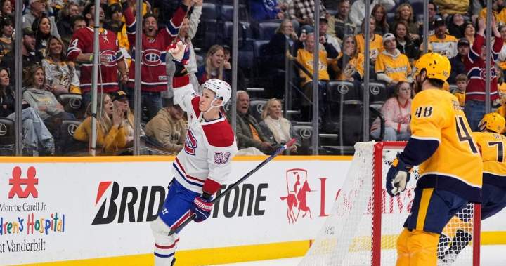Call Of The Wilde: The Canadiens dominate the Predators for their fourth straight win - Montreal