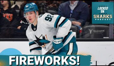 FIREWORKS: San Jose Sharks' Young Core EXPLODES as Will Smith, Celebrini & Chernyshov Lead Charge