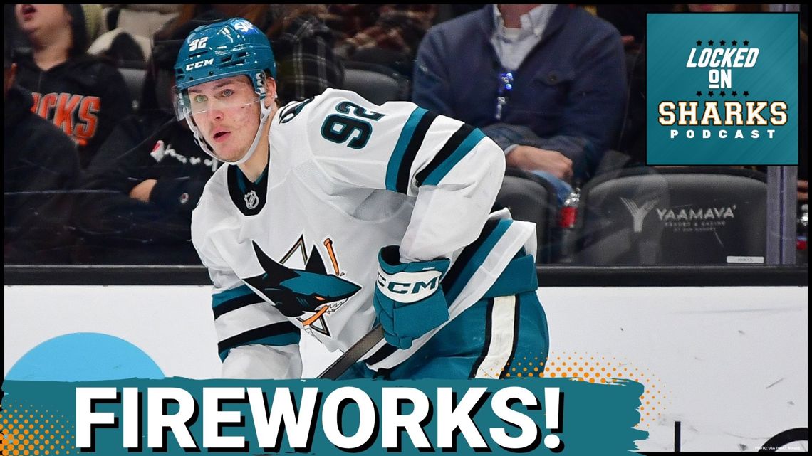 FIREWORKS: San Jose Sharks' Young Core EXPLODES as Will Smith, Celebrini & Chernyshov Lead Charge