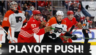 GAME NIGHT: MISSED opportunities for the Red Wings, Senators and Kings. Flyers keep ROLLING on road