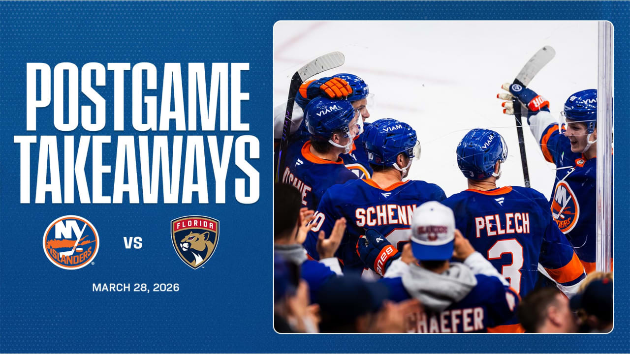 Takeaways: Islanders Score Five Second Period Goals to Beat Panthers 5-2