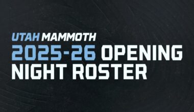 Utah Mammoth Announce 2025-26 Opening Night Roster