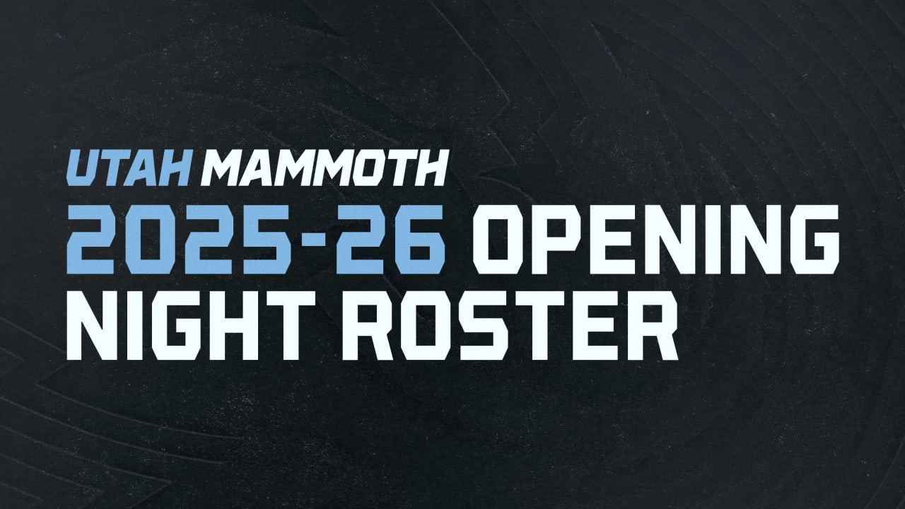 Utah Mammoth Announce 2025-26 Opening Night Roster
