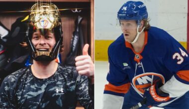 Boqvist Earns First Iron Man Mask