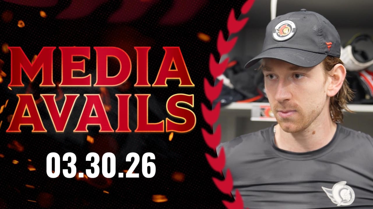 Jake Sanderson Media Availability | Ottawa Senators