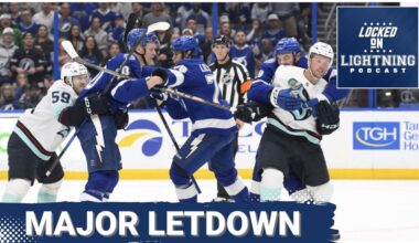 MISSED OPPORTUNITY: Lightning DOOMED By Another Slow Start in 4-3 OT Loss to Slumping Kraken