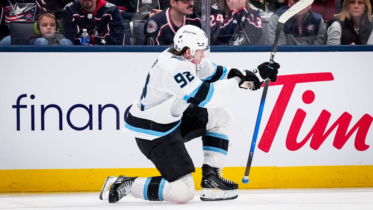 Cooley scores 2nd goal in OT, Mammoth recover to edge Blue Jackets