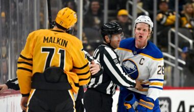 Penguins/Sabres Recap: Malkin ejected, Pens spiral in 5-1 loss