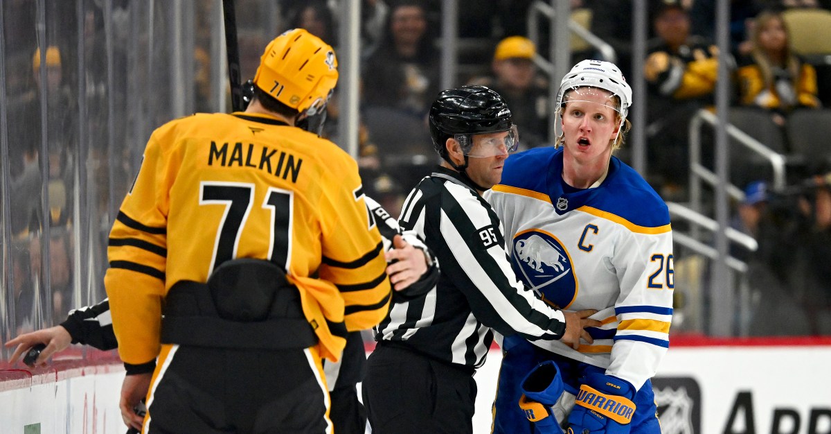 Penguins/Sabres Recap: Malkin ejected, Pens spiral in 5-1 loss