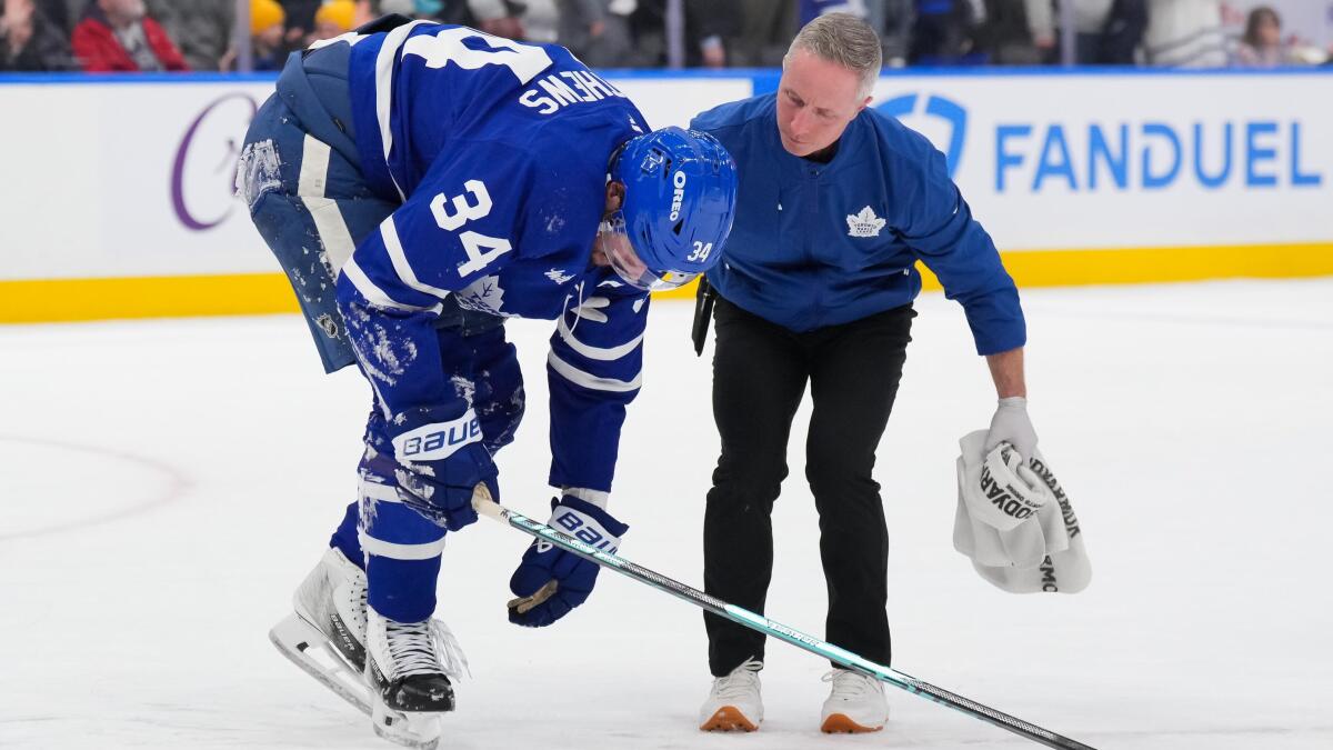 Auston Matthews injury: Toronto captain set for MRI after 'dirty' hit from Radko Gudas