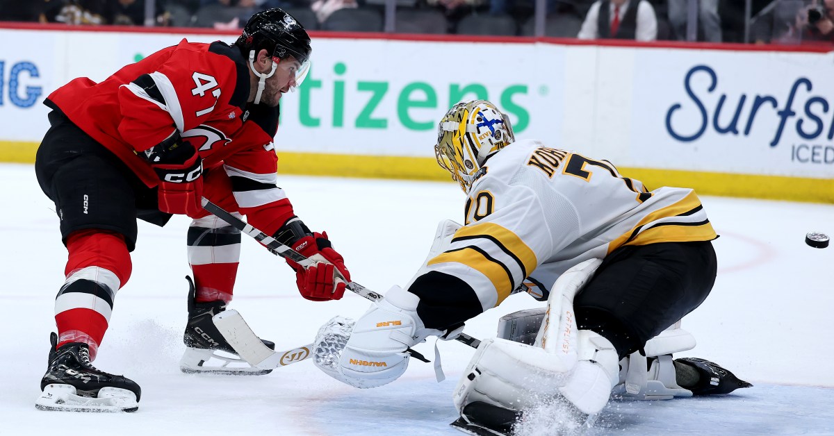 Devils Rally Past Bruins in OT