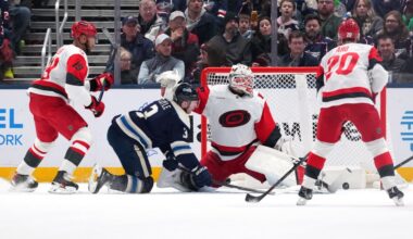 Carolina Hurricanes dominated by Columbus Blue Jackets, 5-1