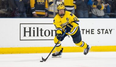 No. 1 Michigan Hockey rolls past Bentley, advances to Regional Final