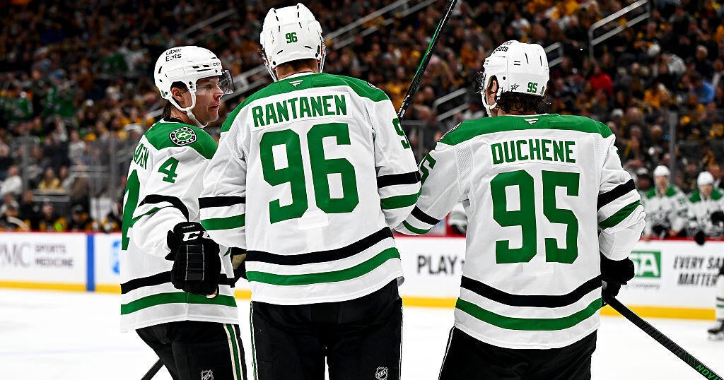Rantanen scores in return from injured reserve, Stars top undermanned Penguins 6-3