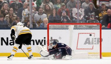 Recap: Bruins erase 3-0 third period deficit, beat Columbus in shootout