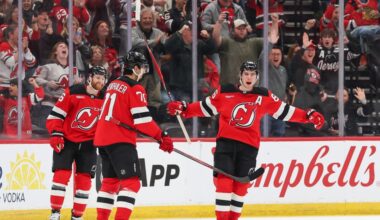 Devils Pepper Spencer Knight, Break Through in 5-3 Comeback Win Over Blackhawks