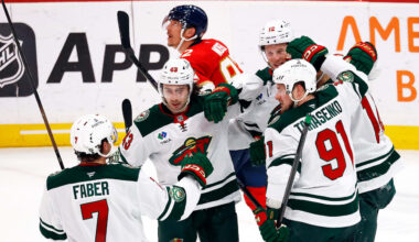 Eriksson Ek scores with 5 seconds left, Wild edge Panthers