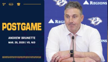 Postgame: Andrew Brunette | Nashville Predators