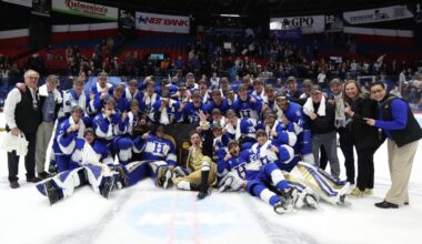 Hamilton wins the 2026 DIII men's ice hockey championship