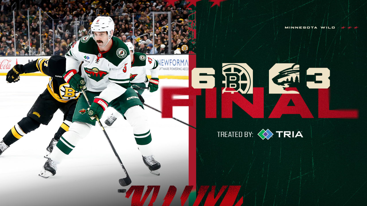 Game Recap: Bruins 6, Wild 3